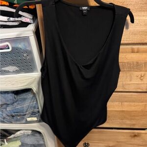 Express Black Sleeveless Bodysuit